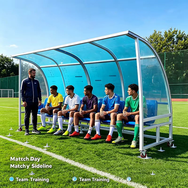 Futbol meydançası üçün oturacaq skamya